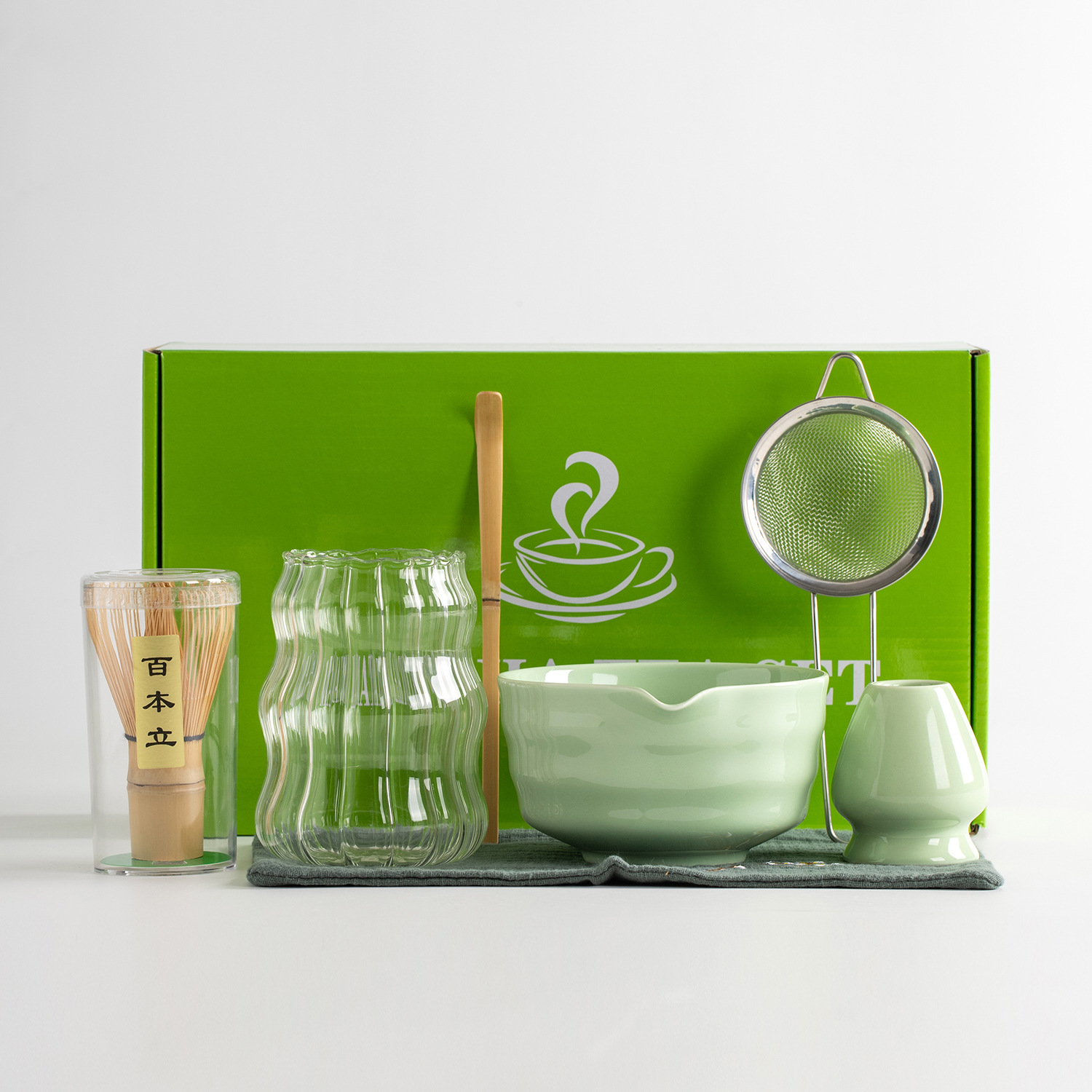 Matcha Bowl Chawan - Tiki Best Selling 7-Piece Matcha Kits