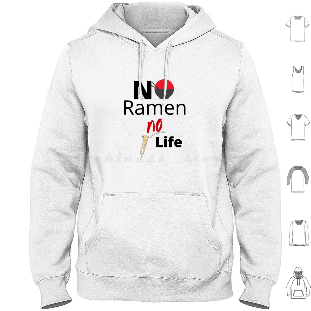 Japanese Food Lifestyle - No Ramen No Life Hoodie Cotton