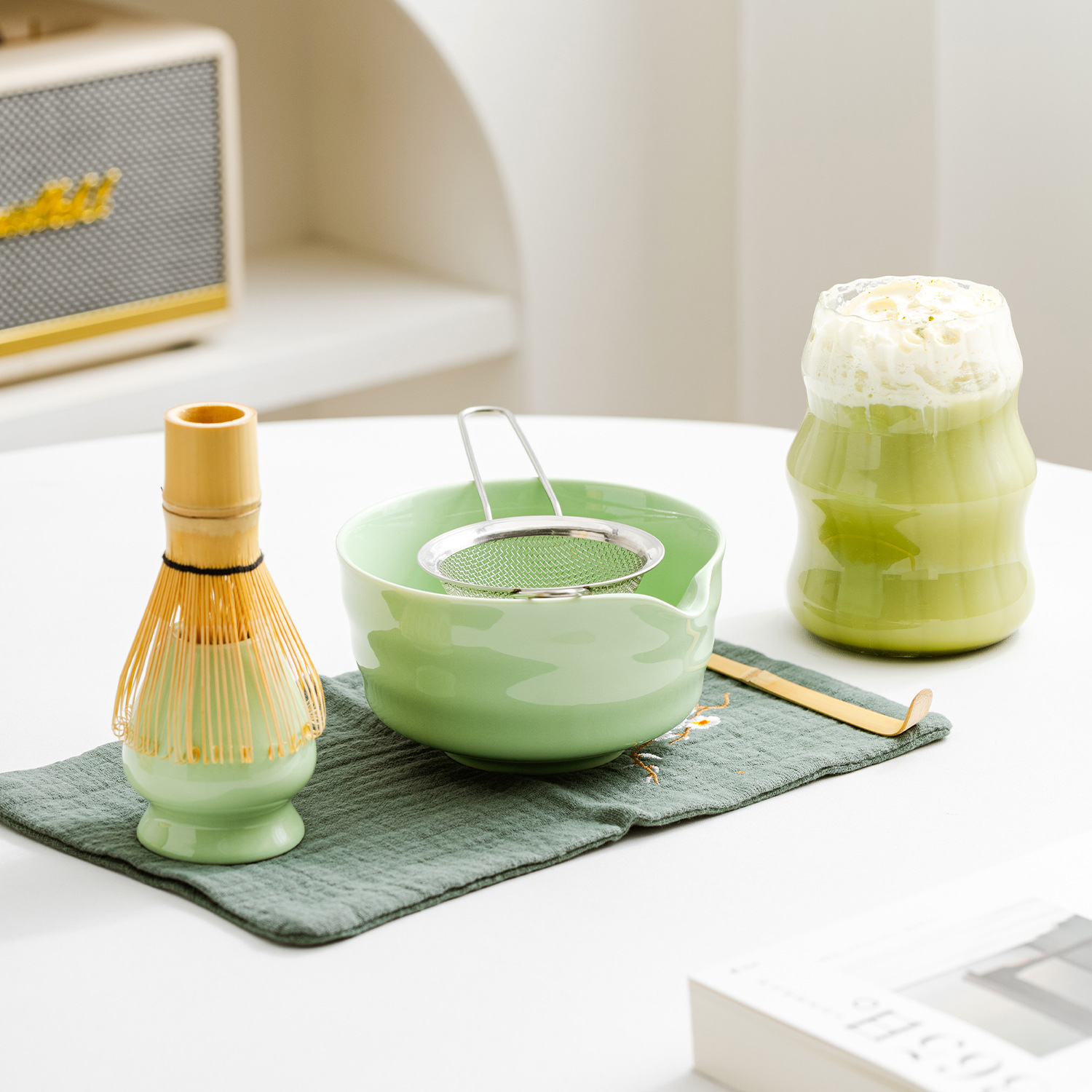 Tiki Best Selling 7-Piece Matc - Matcha Bowl Chawan 评论和价格