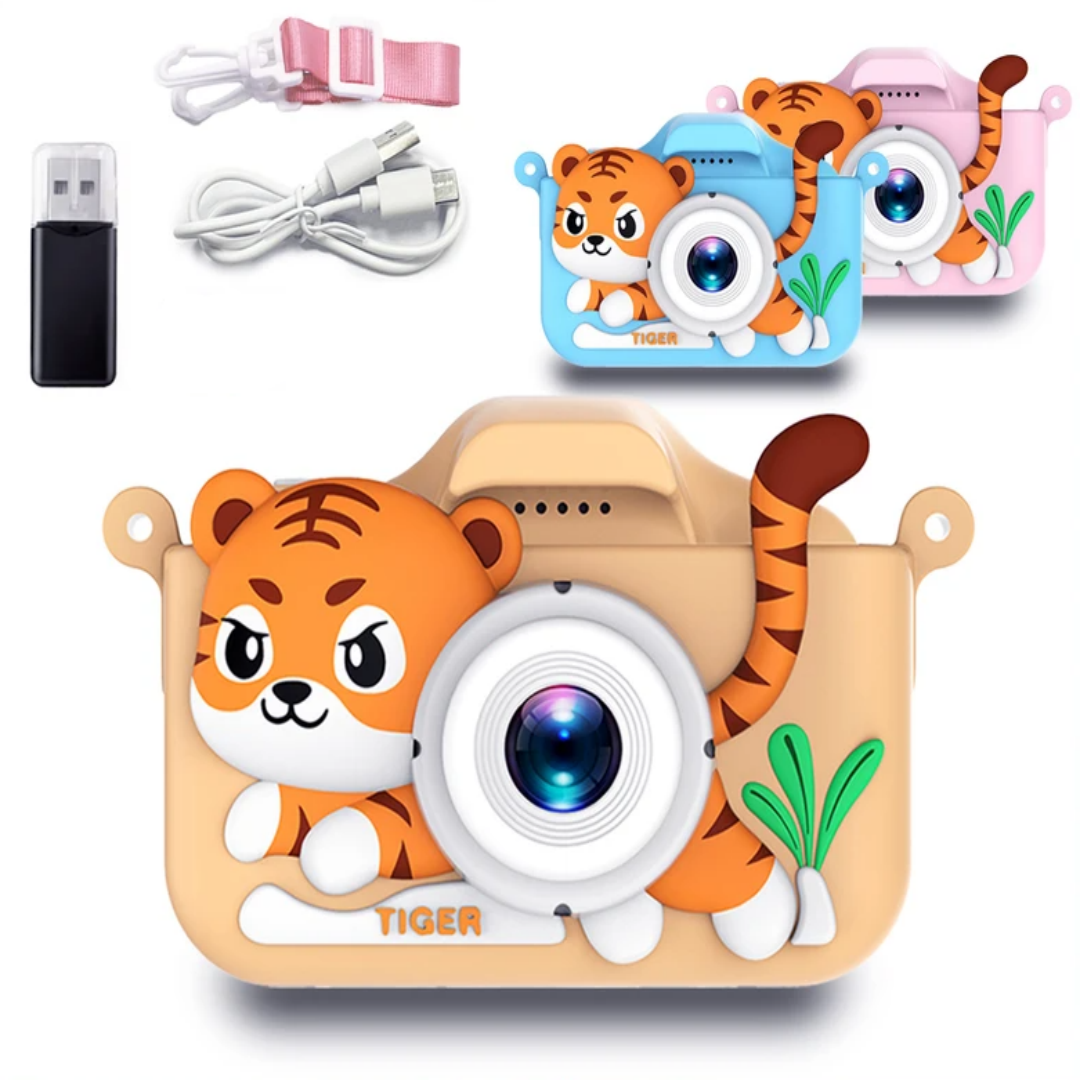 Kids Mini Camera Cartoon Tiger - Japanese Kids Lifestyle 评论和价格
