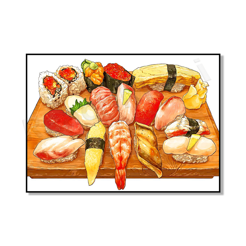 Japanese-style Wall Decoration - Japanese Food Lifestyle 评论和价格