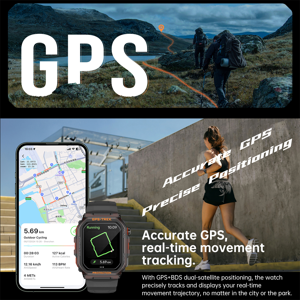 New Smart Watch Builtin GPS Al - Japanese Active Lifestyle 评论和价格
